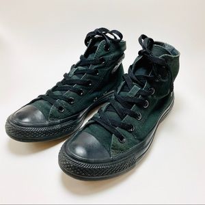 Black Hi-top Converse Sz 8
